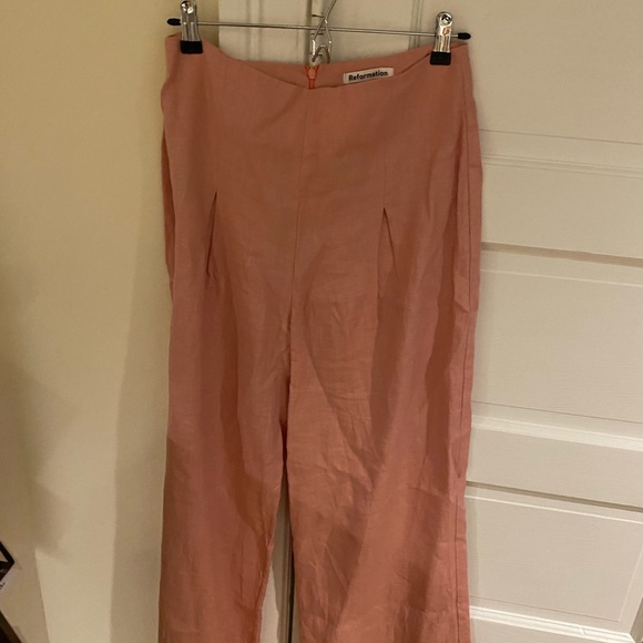 Reformation Pants - Reformation linen set